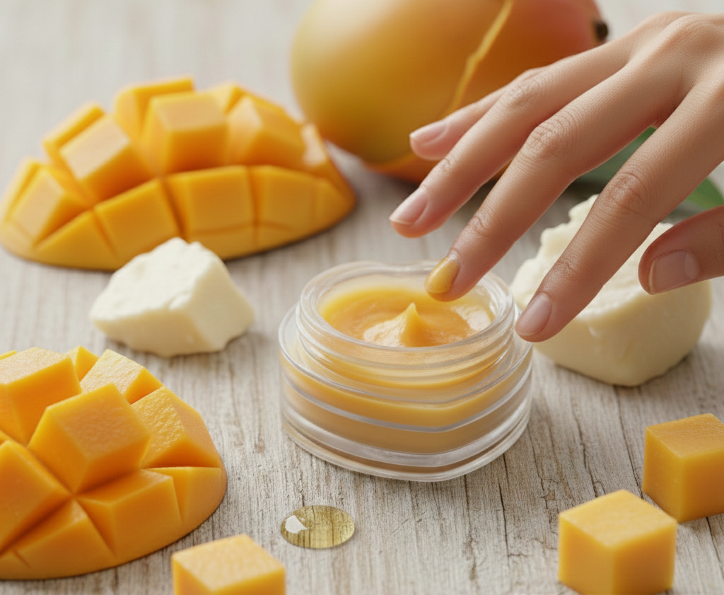 Mango Melt - Multi-Purpose Heart Shaped Lip & Cuticle Balm